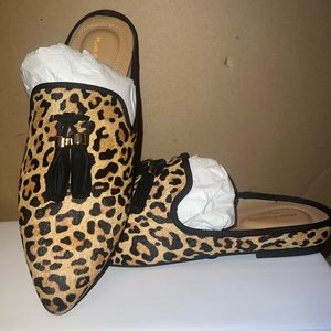 Leopard Print Hush Puppies Loafers